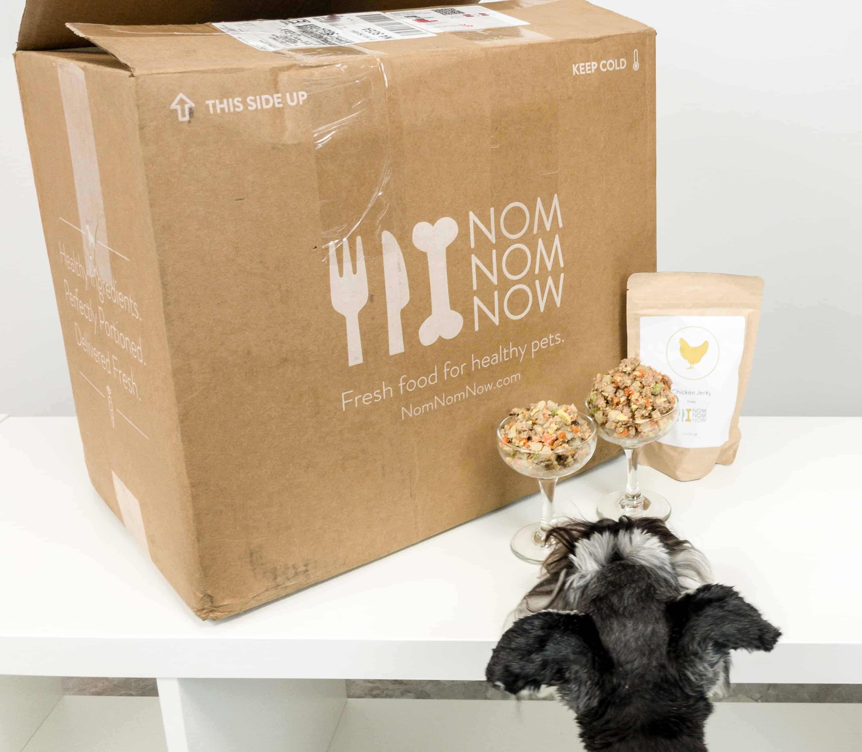 Nom Nom Fresh Dog Food Box Review & 20 Off Coupon hello subscription