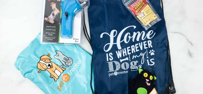 Pet Treater Dog Box Mini April 2018 Subscription Box Review + 50% Off Coupon!