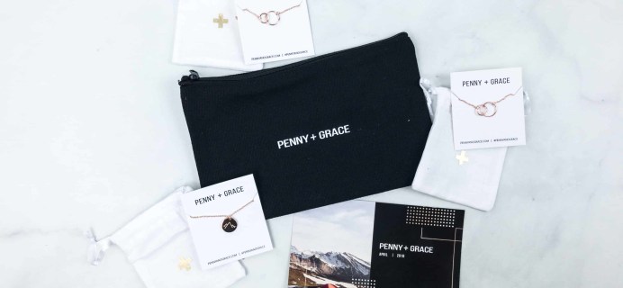 Penny + Grace April 2018 Subscription Box Review