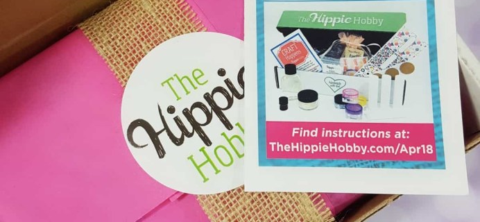 The Hippie Hobby Subscription Box Review & Coupon – March/April 2018