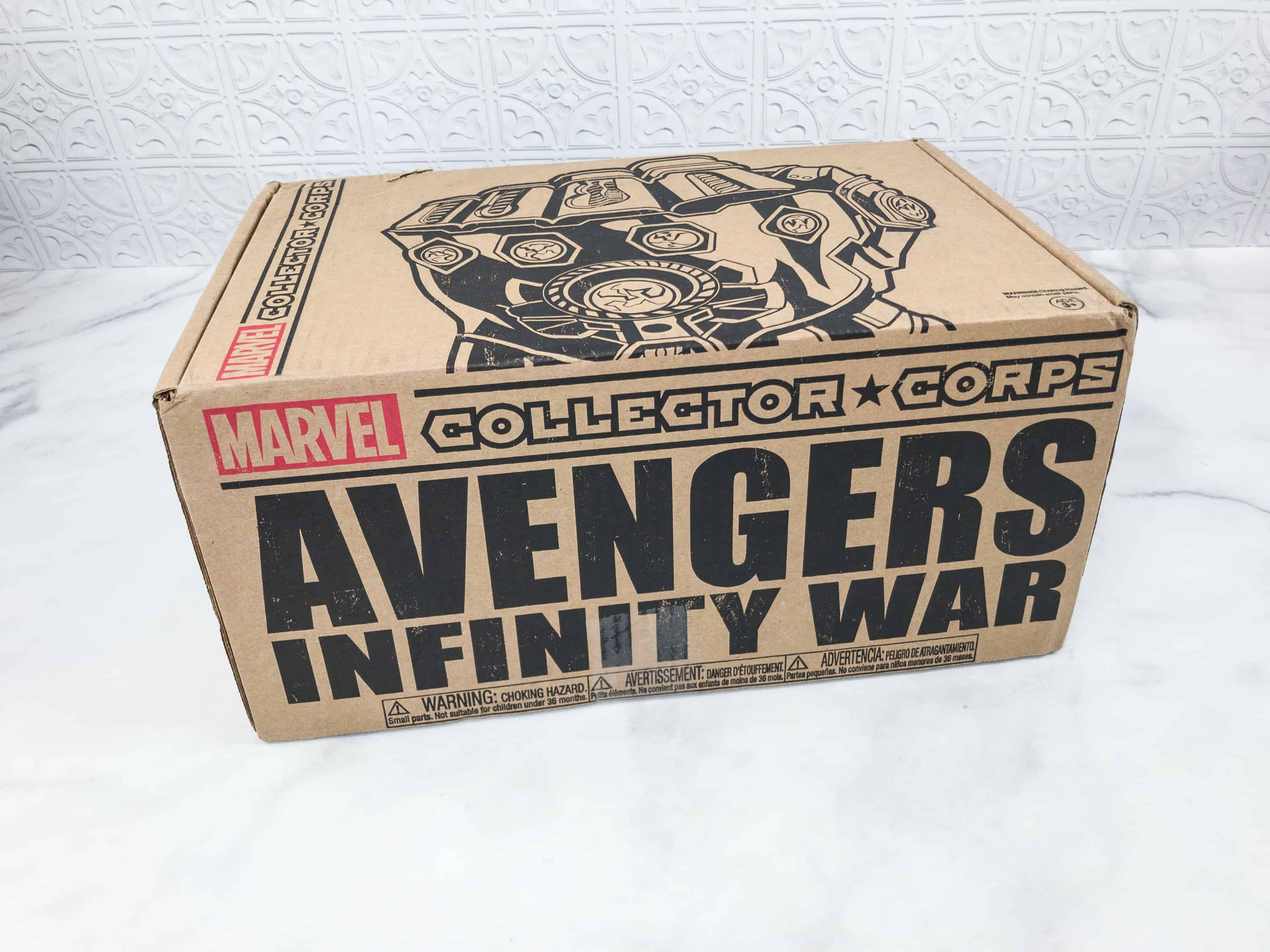 Marvel Collector Corps April 2018 Subscription Box Review - AVENGERS ...