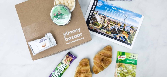 April 2018 Yummy Bazaar Subscription Box Review – Mini Box