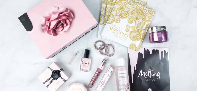 GLOSSYBOX 2018 Mother’s Day Melted Rose Edition Subscription Box Review