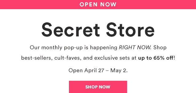 Julep May 2018 Secret Store Open!