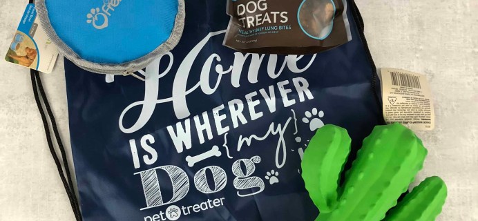 Pet Treater Dog Box Mini Subscription Box Review + Coupon – April 2018