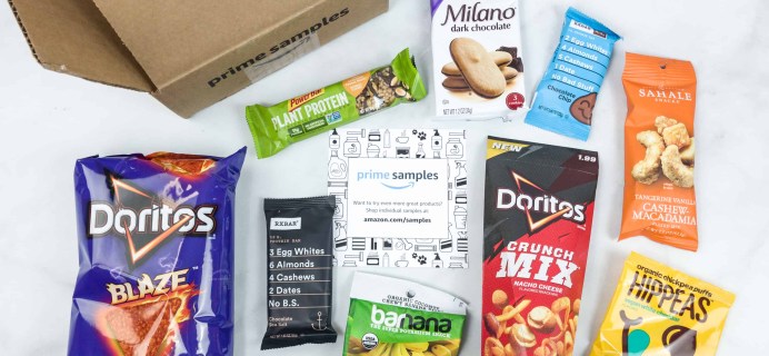 Amazon Prime Snack Sample Box Review