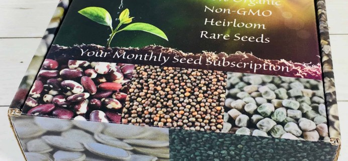 Seed Bank Box March 2018 Subscription Box Review