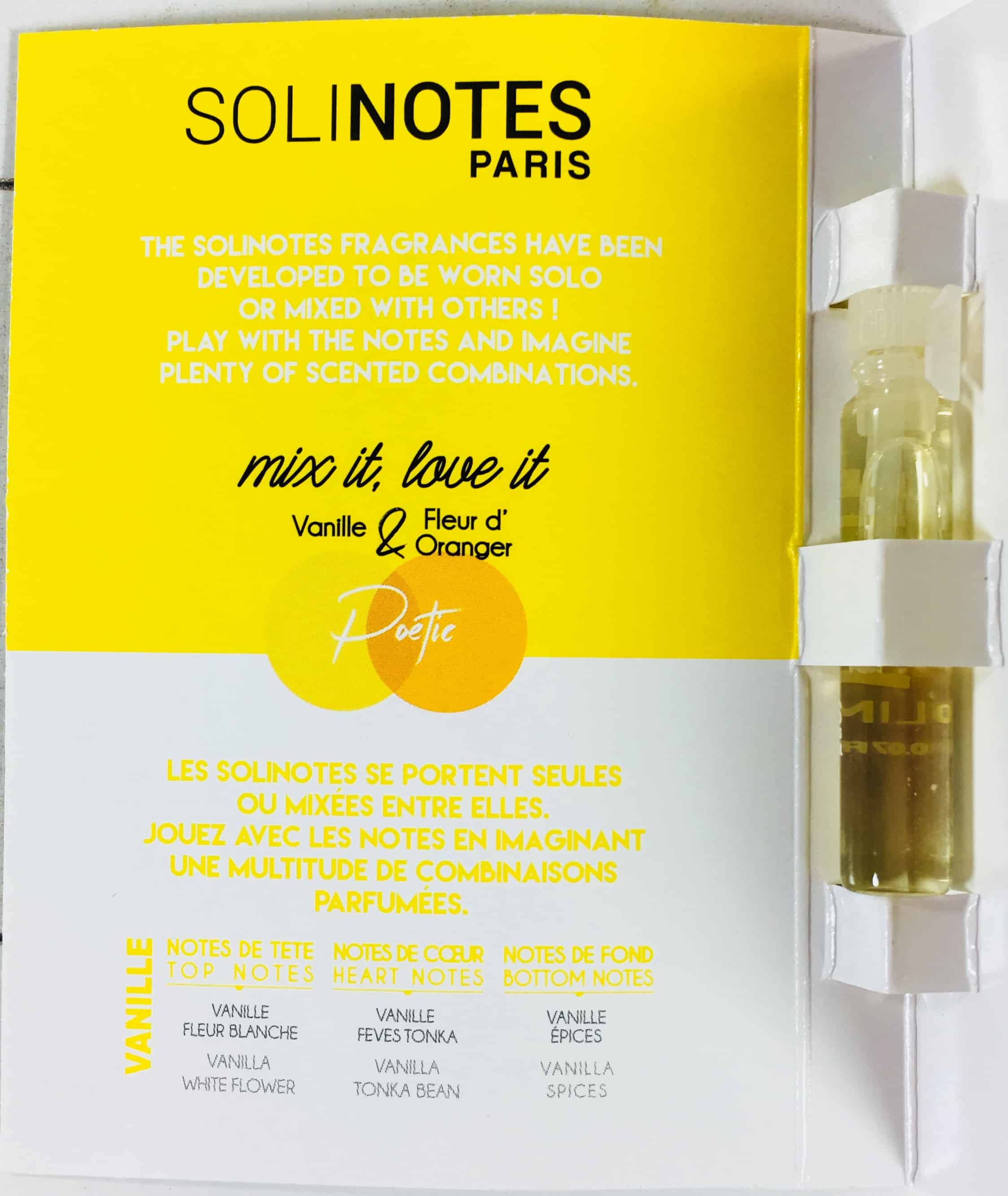 solinotes paris vanille eau de parfum