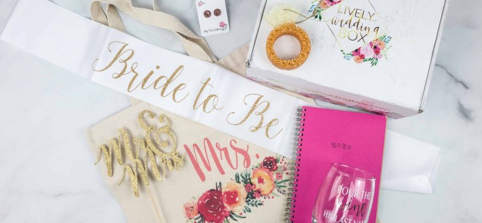 Lively Wedding Box May 2018 Subscription Box Review + Coupon