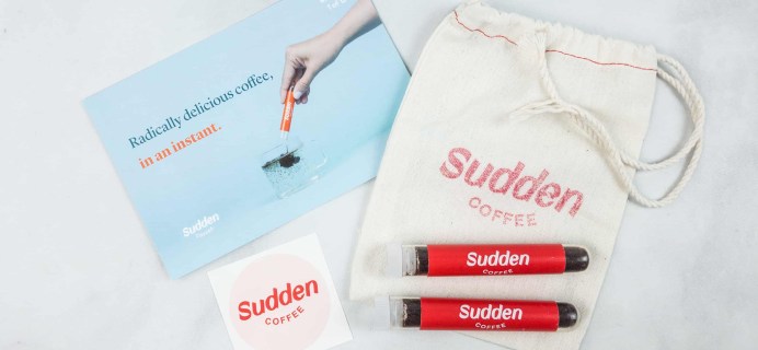 Sudden Coffee April 2018 Subscription Box Review + Coupon