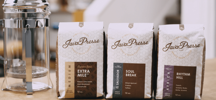 Newest Subscription Boxes: Java Presse Coffee Of The Month Club Available Now + Coupon!