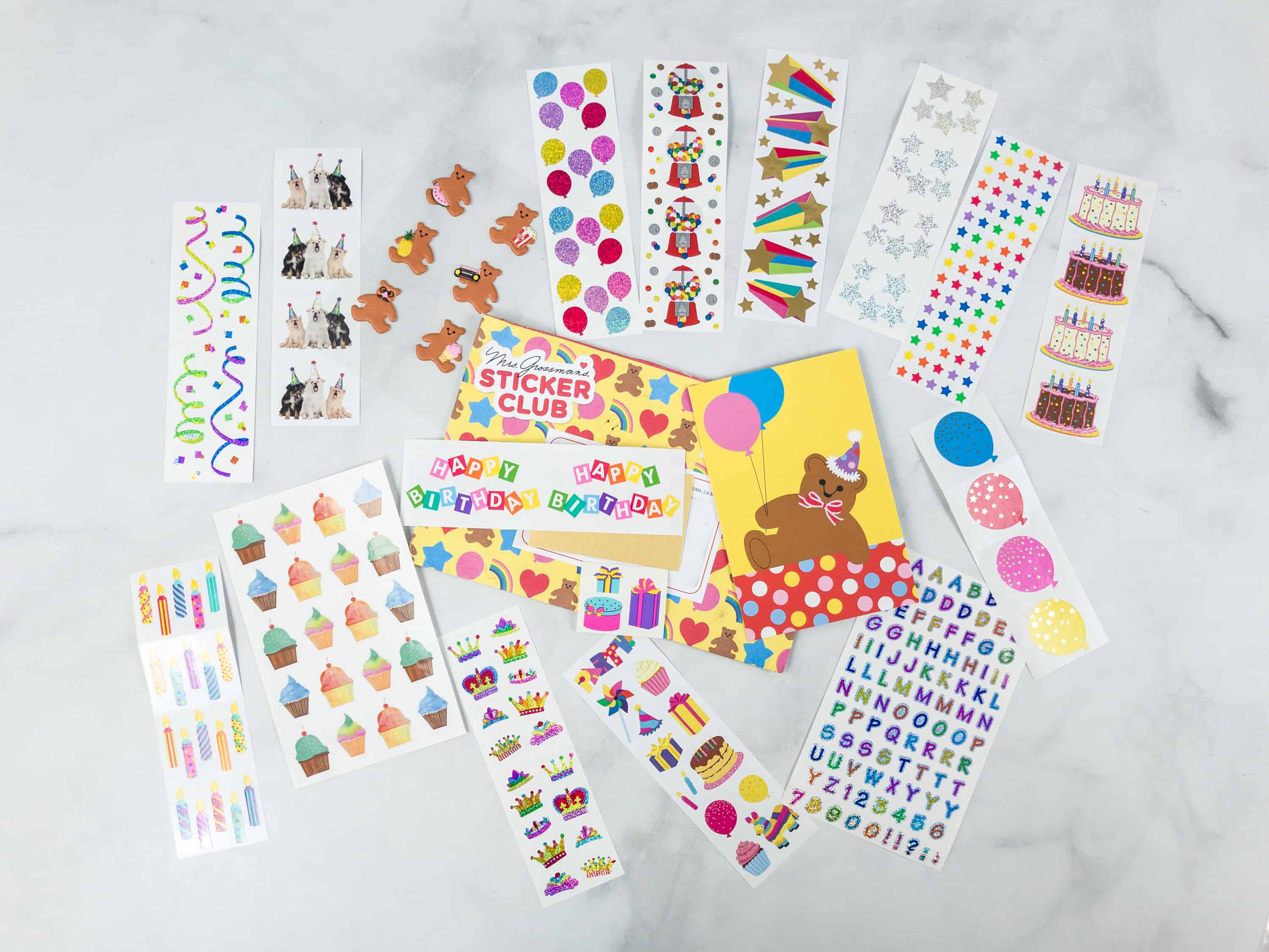 Mrs. Grossman's Sticker Club May 2018 Subscription Box Review + Coupon -  Hello Subscription