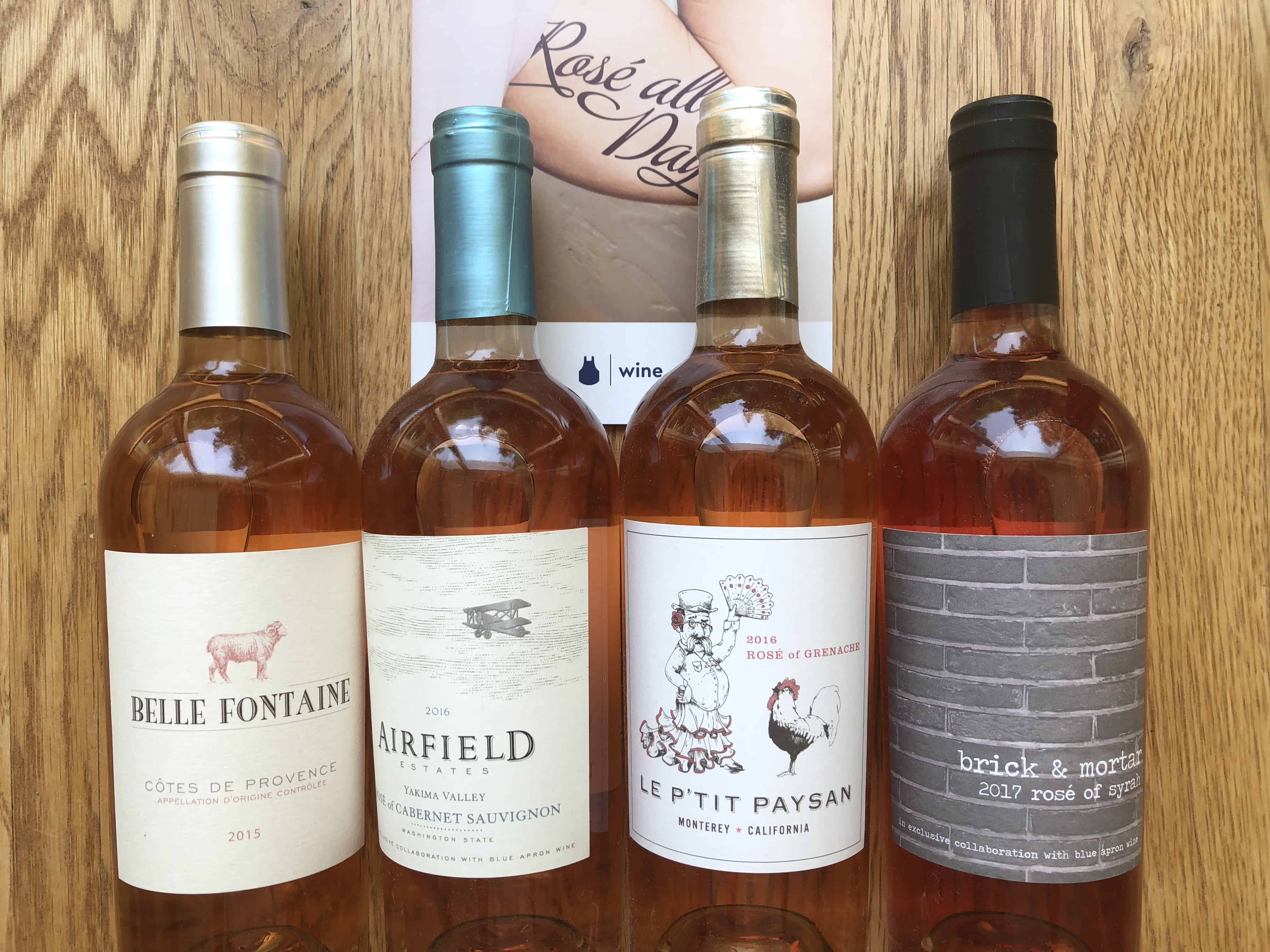 Blue Apron Wine Subscription Box Review - May 2018 - Hello