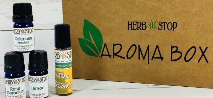 Herb Stop AromaBox Subscription Review & Coupon – May 2018