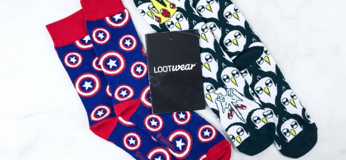 Loot Socks by Loot Crate April 2018 Subscription Box Review & Coupon