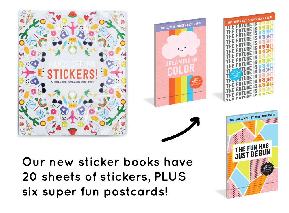 Hands Off My Stickers!: A Sticker Collection Book [Book]