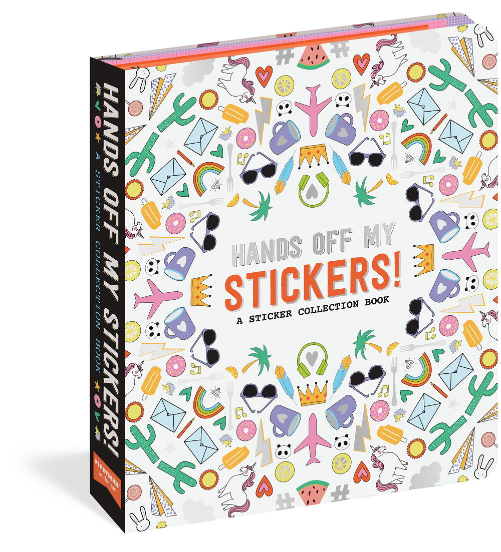 Hands Off My Stickers!: A Sticker Collection Book - Rabata