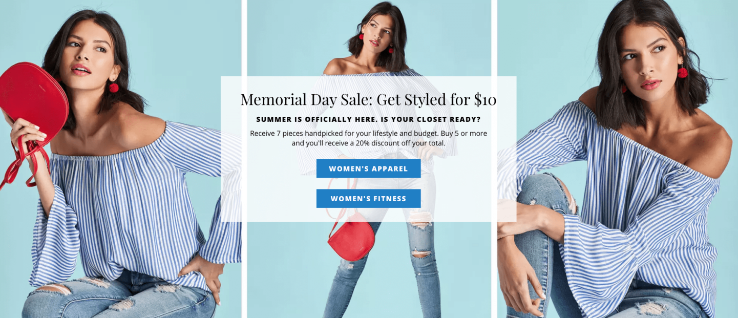 Wantable Style OR Fitness Edit Coupon Styling Fee 50 Off! Hello