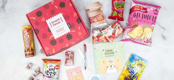 April 2018 Snack Fever Subscription Box Review + Coupon – Original Box