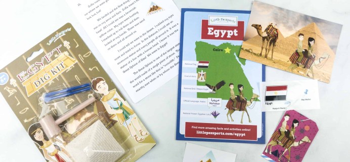 Little Passports World Edition Subscription Box Review + Coupon – EGYPT