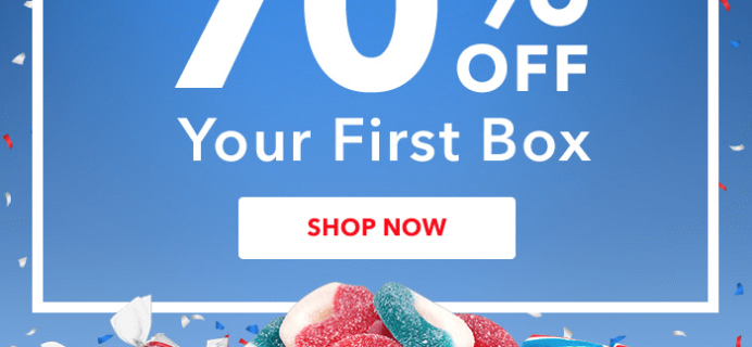 Candy Club Coupon: First Box 70% Off!