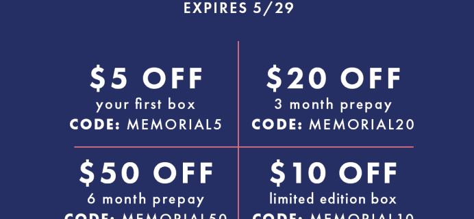 Bombay & Cedar Memorial Day Sale: Up to $50 Off Subscriptions!