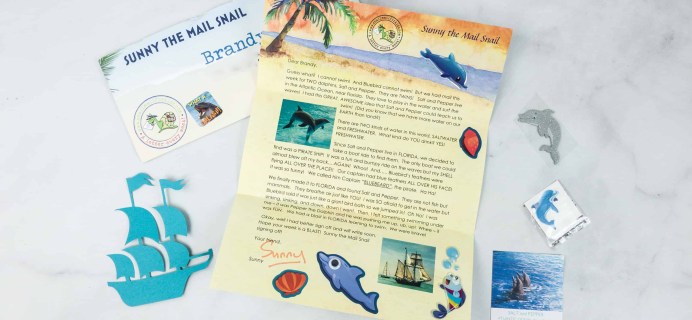 Snail Mail for Kids May 2018 Subscription Box Review – WEEK 2