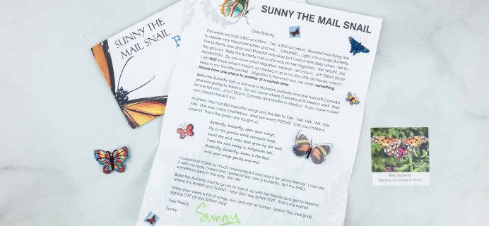 Snail Mail for Kids June 2018 Subscription Box Review – WEEK 1
