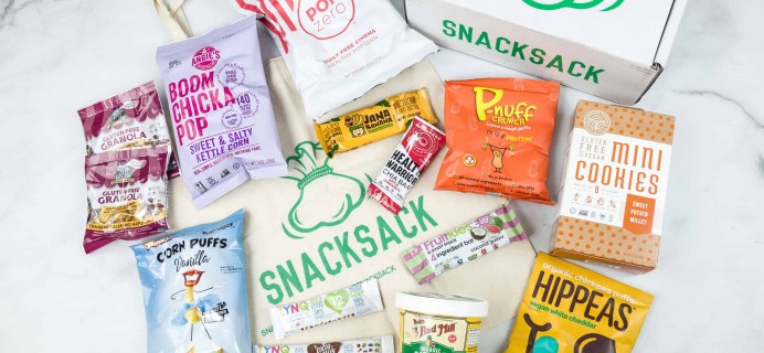 SnackSack April 2018 Subscription Box Review & Coupon – Vegan
