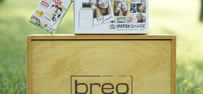 Breo Box Summer 2018 Spoiler #1 + FREE Fujifilm Instax SHARE SP-2 Printer Deal!