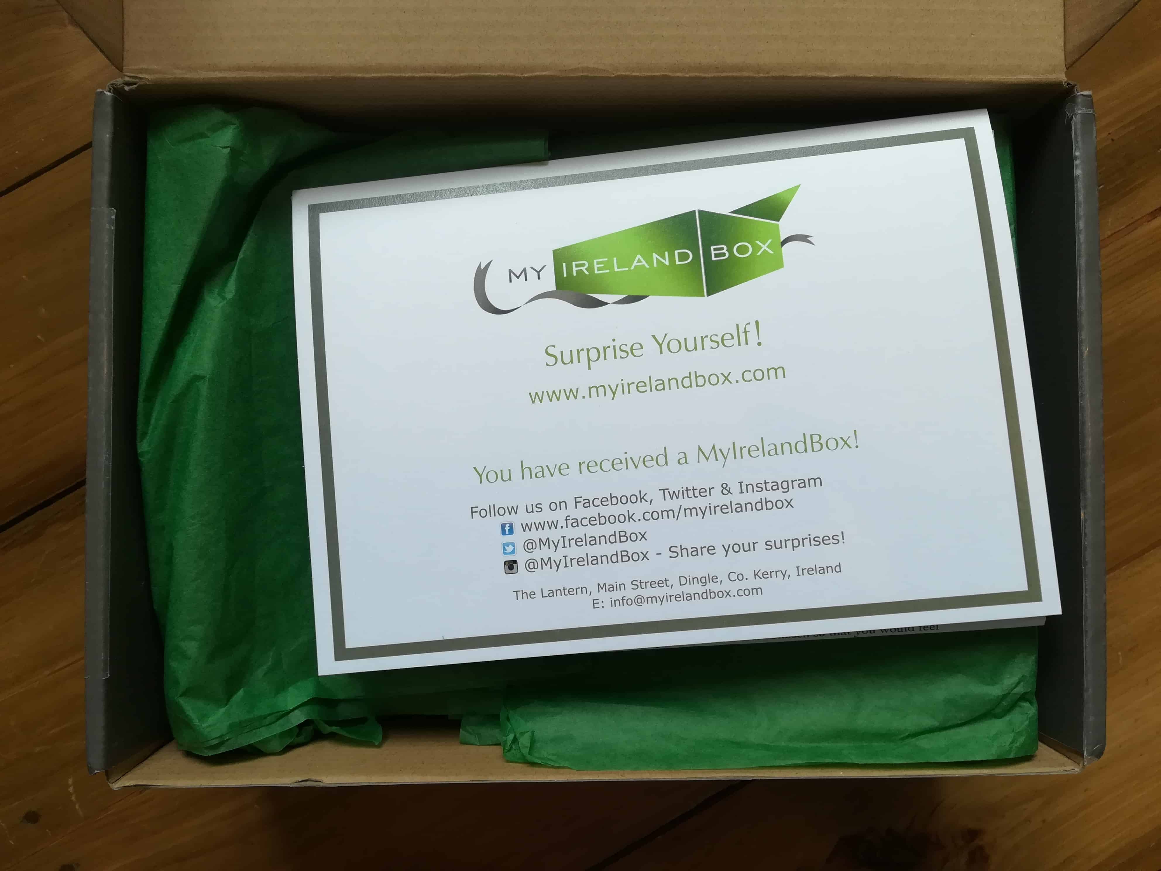 My Ireland Box Subscription Box Review May 2018 Hello Subscription