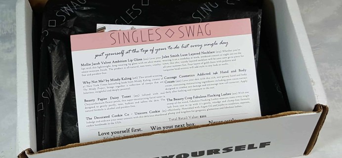 SinglesSwag Subscription Box Review & Coupon – June 2018