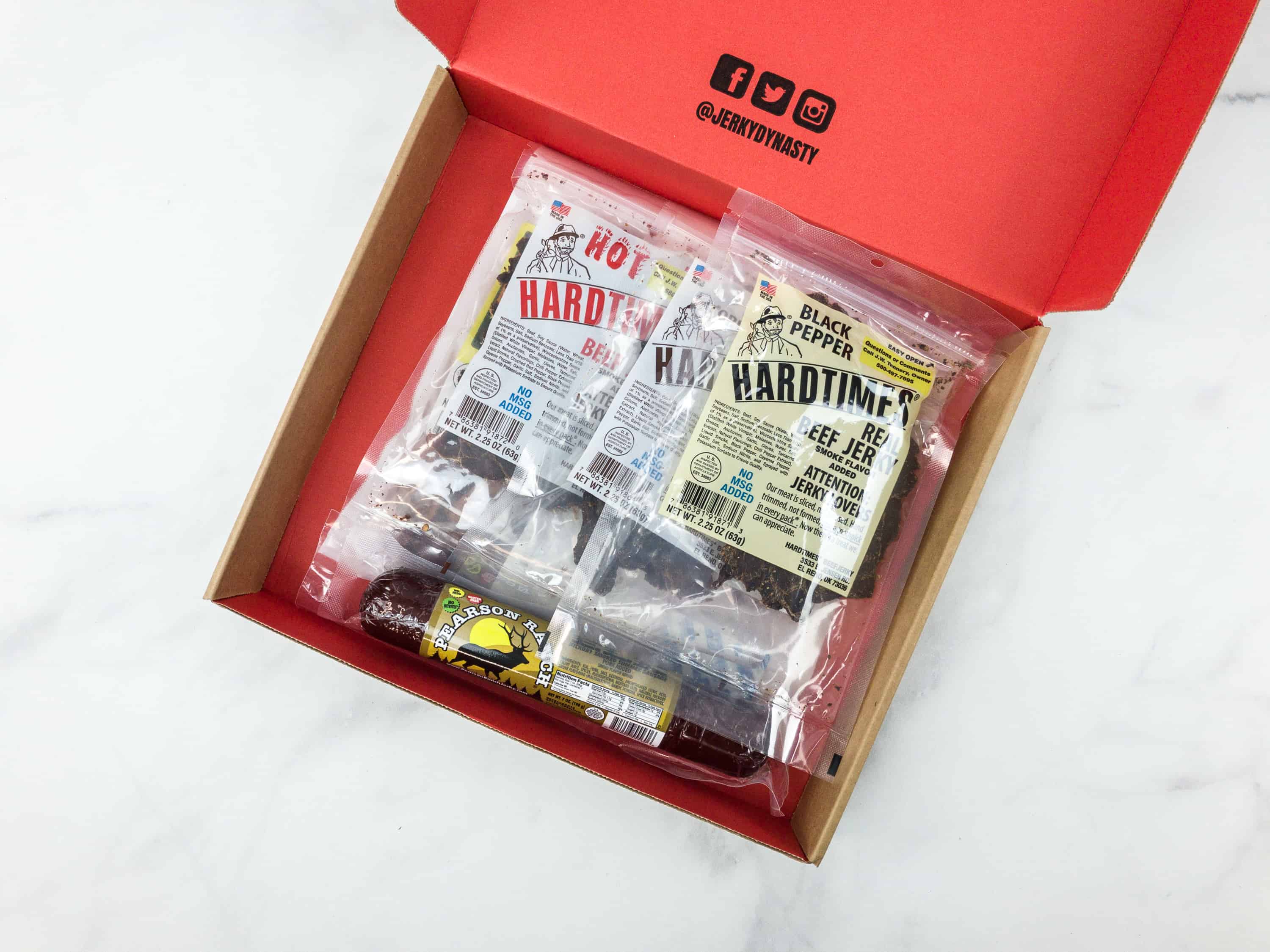 Jerky Dynasty Club June 2018 Subscription Box Review + Coupons Hello