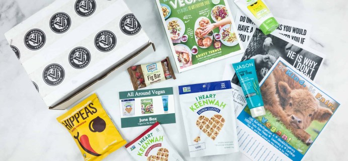 All Around Vegan Box June 2018 Subscription Box Review + Coupon