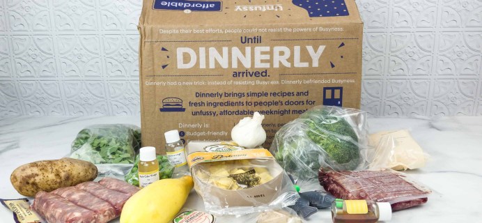 Dinnerly June 2018 Subscription Box Review + Coupon