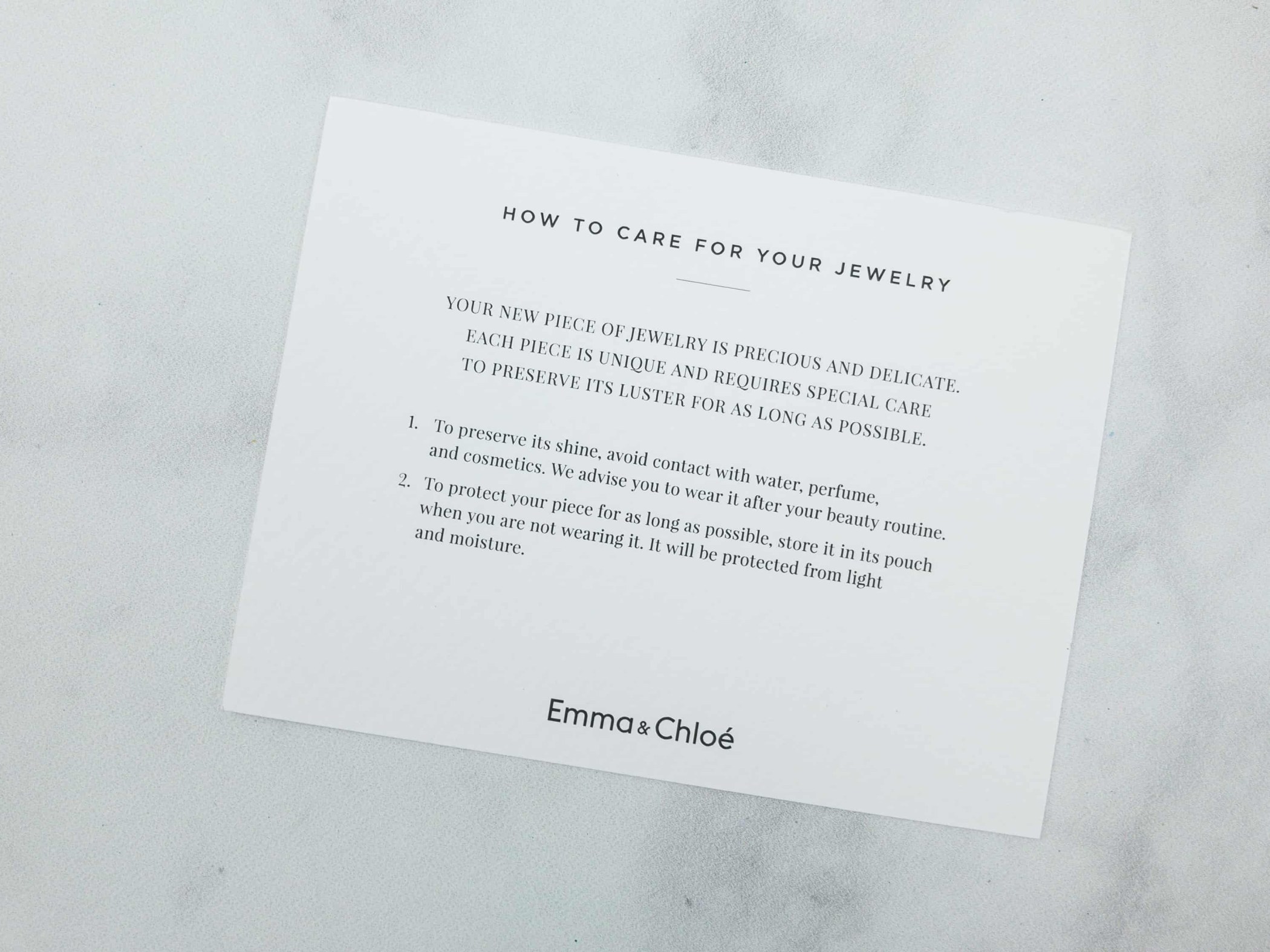 Emma & Chloe Subscription Box Review + Coupon June 2018 Hello