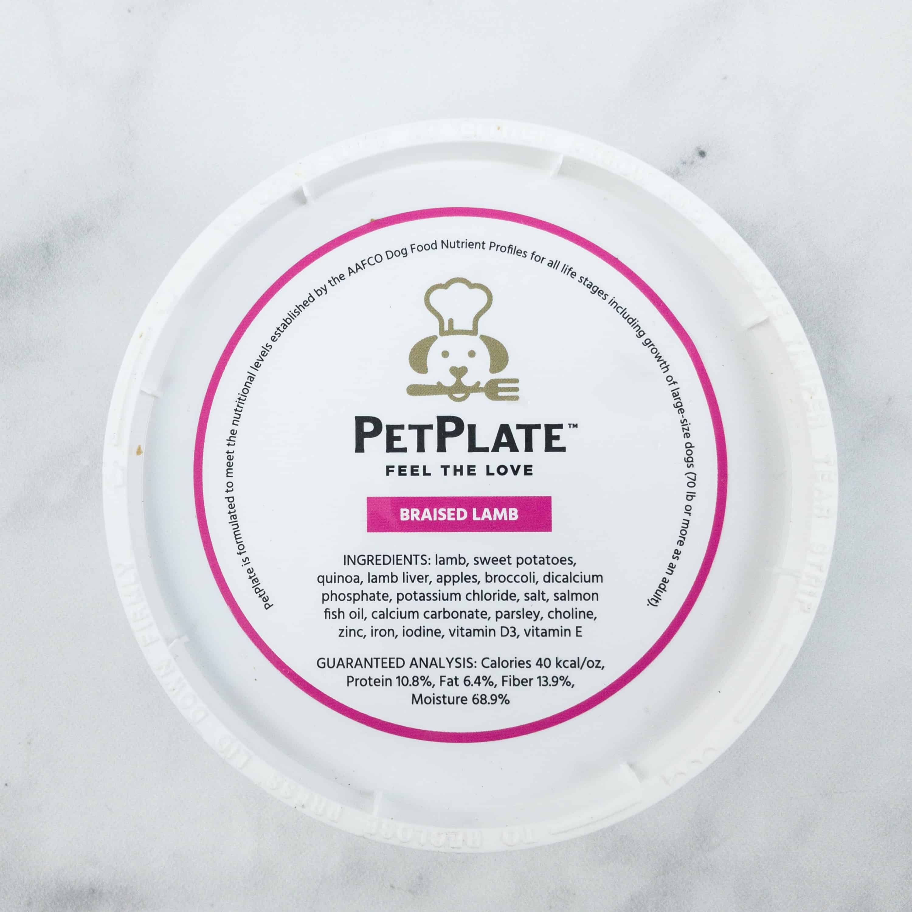 PetPlate Dog Food Subscription Review + Trial Coupon Deal! LAMB