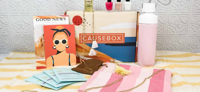 CAUSEBOX Summer 2018 Subscription Box Review + Coupon