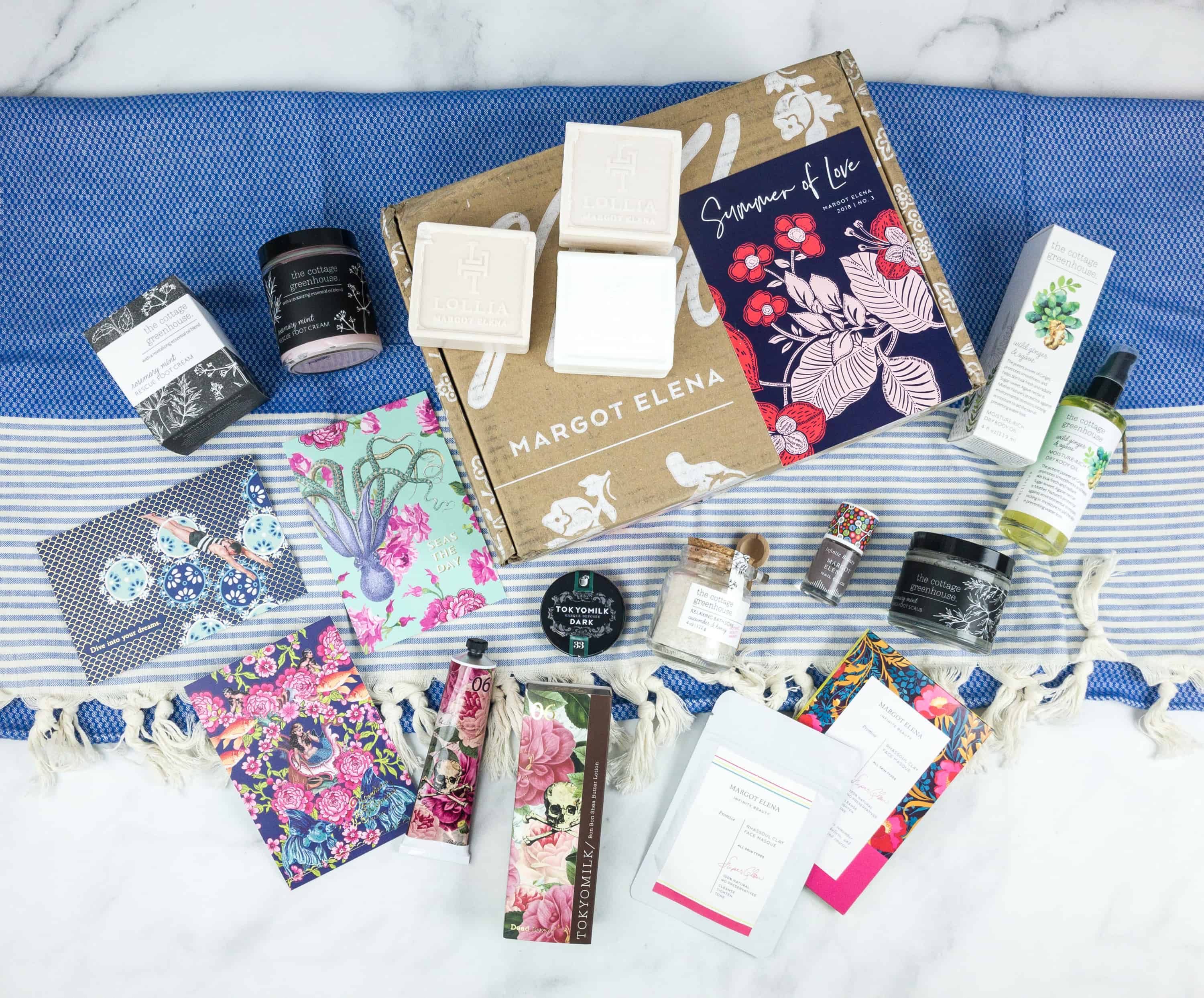 Margot Elena Discovery Box Review - Summer 2018.