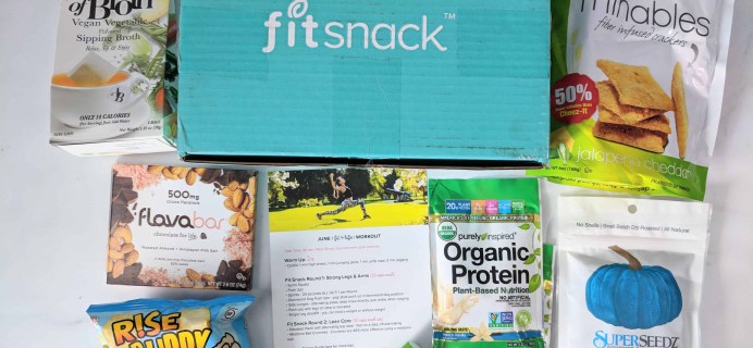 FitSnack June 2018 Subscription Box Review & Coupon