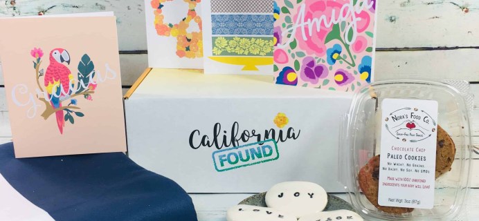 California Found June 2018 Subscription Box Review + Coupon