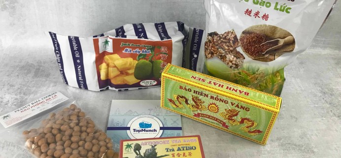 TopMunch June 2018 Subscription Box Review + Coupon – Vietnam