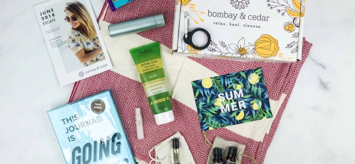 Bombay & Cedar June 2018 Subscription Box Review + Coupon