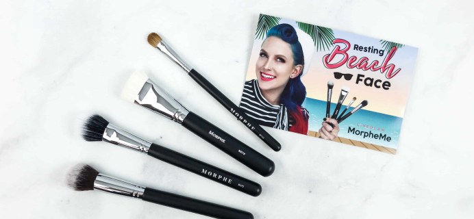 MorpheMe Brush Club July 2018 Subscription Box Review + Free Brush Coupon!