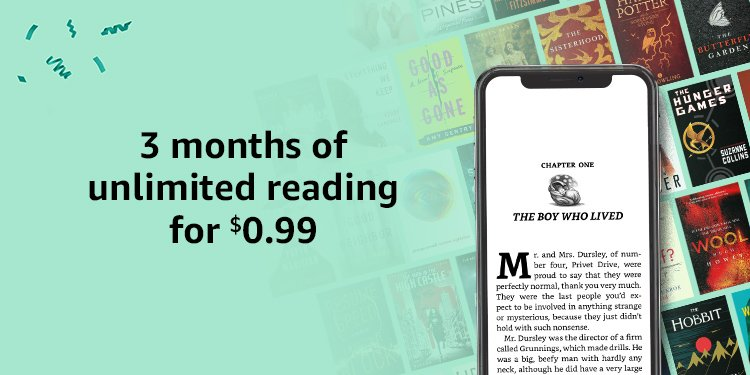 Kindle Unlimited Amazon Prime Day Deal 3 Months For 99 Hello Subscription