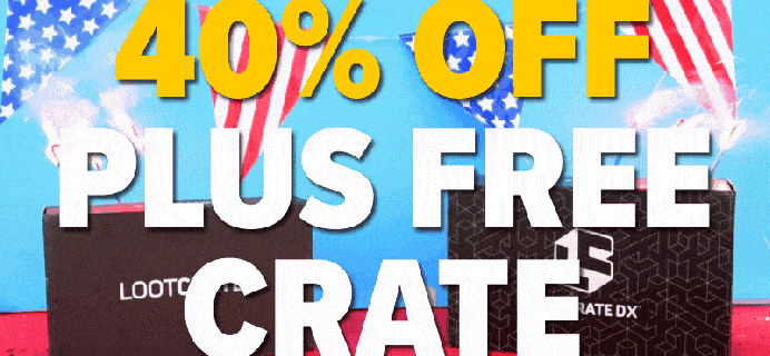 Loot Crate 4th of July Blowout Sale: 40% Off Select Crate Subscriptions + Free Box! EXTENDED!