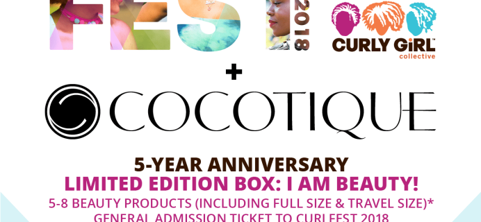 COCOTIQUE x CURLFEST 5-Year Anniversary Limited-Edition Box Available Now + Spoilers!