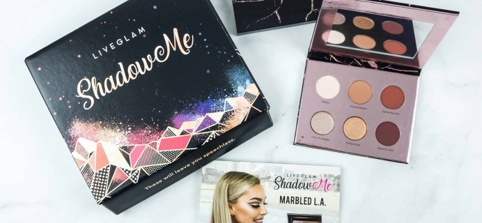 LiveGlam ShadowMe July 2018 Subscription Box Review + FREE Lipstick Coupon!