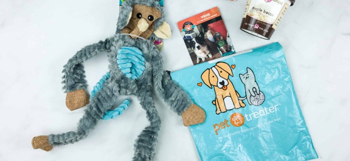 Pet Treater Dog Box Mini July 2018 Subscription Box Review + 50% Off Coupon!