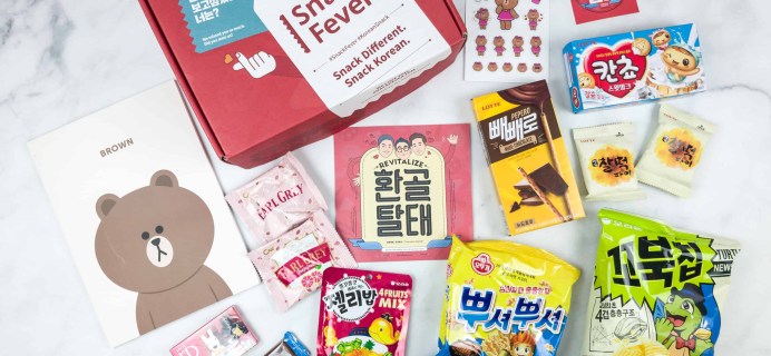 June 2018 Snack Fever Subscription Box Review + Coupon – Original Box